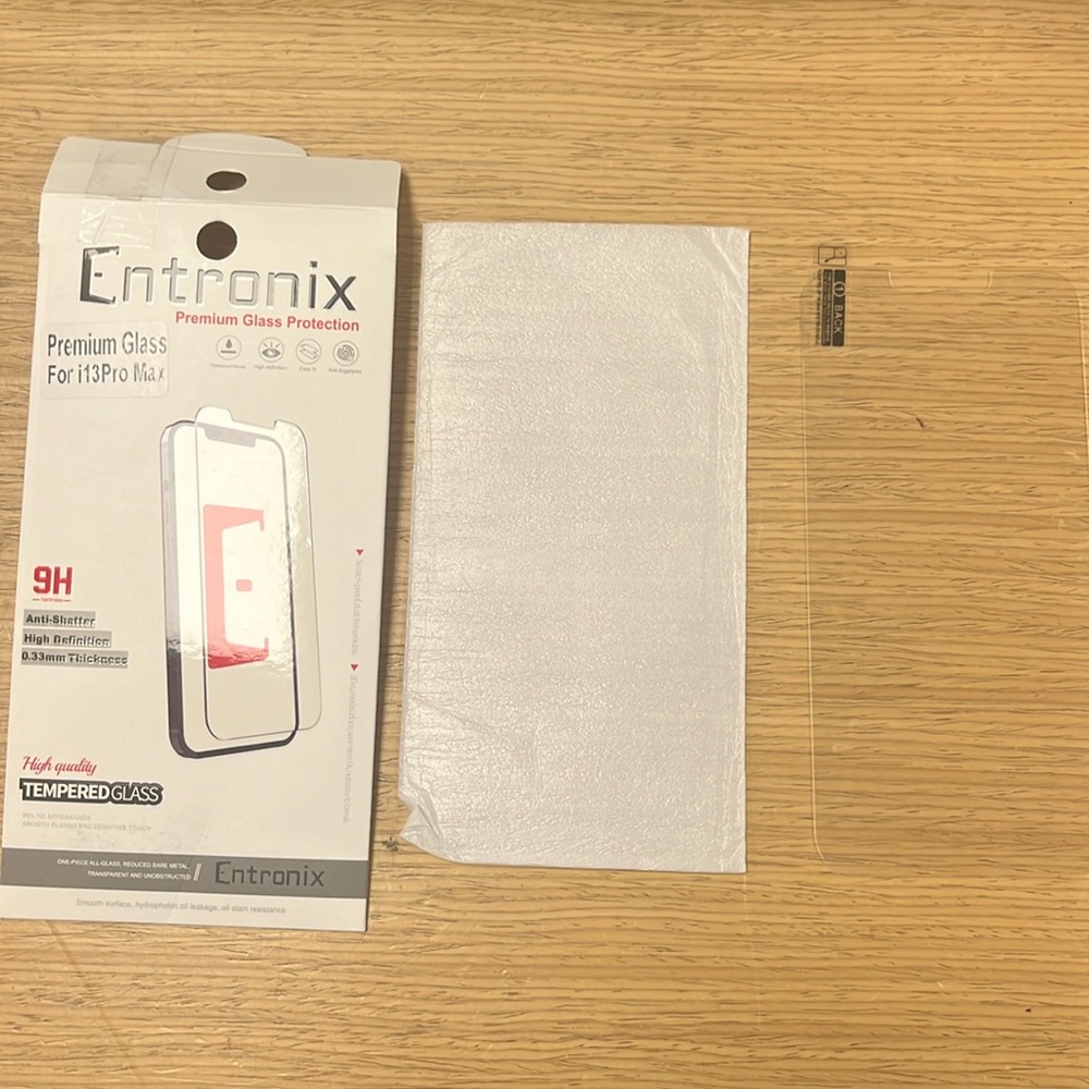 Entronix shatter resistant Tempered glass apple iPhone 13 Pro Max